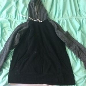 Black and grey sweatshirt
